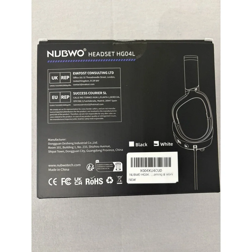 NUBWO Gaming Headset with Microphone 3.5mm Wired PS5 PS4 Switch PC Xbox